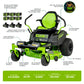 60V 42” Electric CrossoverZ Zero Turn Mower with (6) 8 Ah Batteries and (3) Dual Port Turbo Chargers