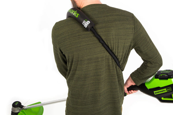 exoFLEX shoulder strap for string trimmer leaf blower