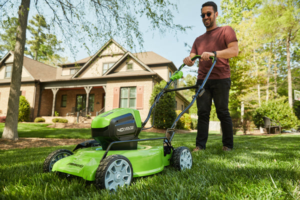 Greenworks battery-powered lawn mower